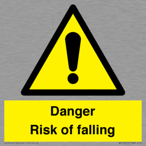 Danger Risk of falling